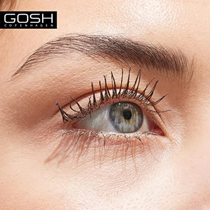 Gosh Boombastic Volumen-Mascara, für geschwungene Wimpern, Farbton 005 Chocolate Brown, 13 ml – Bild 3