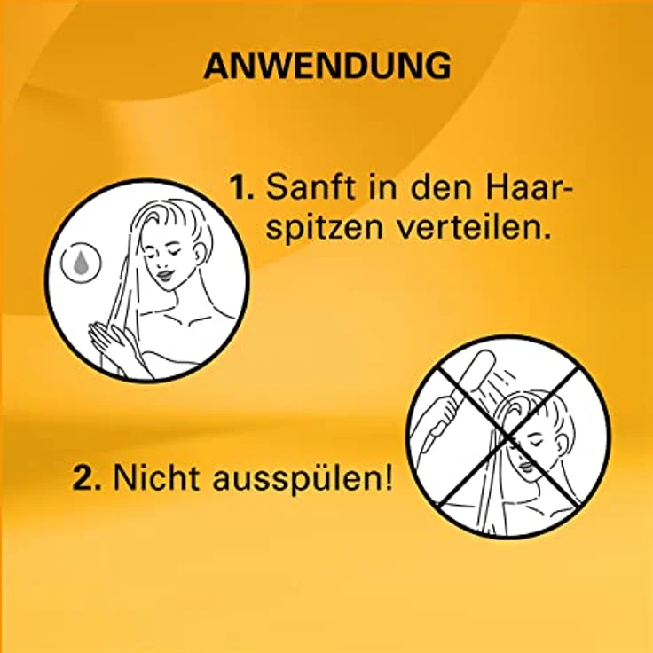 Gliss Kur Haarspitzenfluid Oil Nutritive (50 ml), für bis zu 96 % weniger Spliss und langanhaltend versiegelte Spitzen, speziell für strohiges & strapaziertes Haar – Bild 3