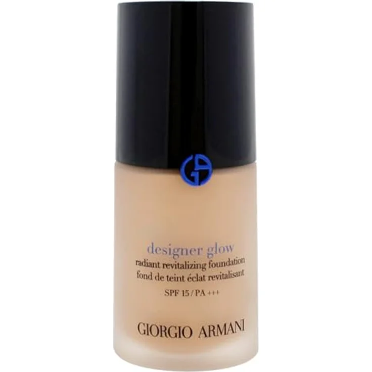 Armani Designer Glow Foundation, verjüngendes und aufhellendes Make-up mit SPF 15, Farbton 7, 30 ml – Bild 2