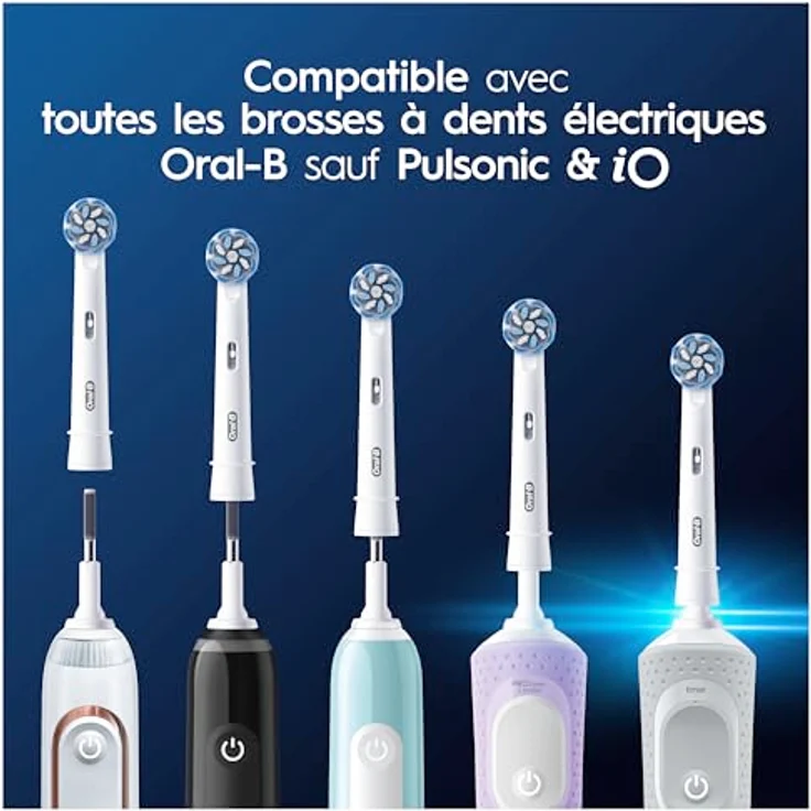 Oral-B Pro Sensitive Clean, 8 Ersatzköpfe in briefkastengeeigneter Verpackung, extra weiche Filamente für sanfte Reinigung – Bild 2