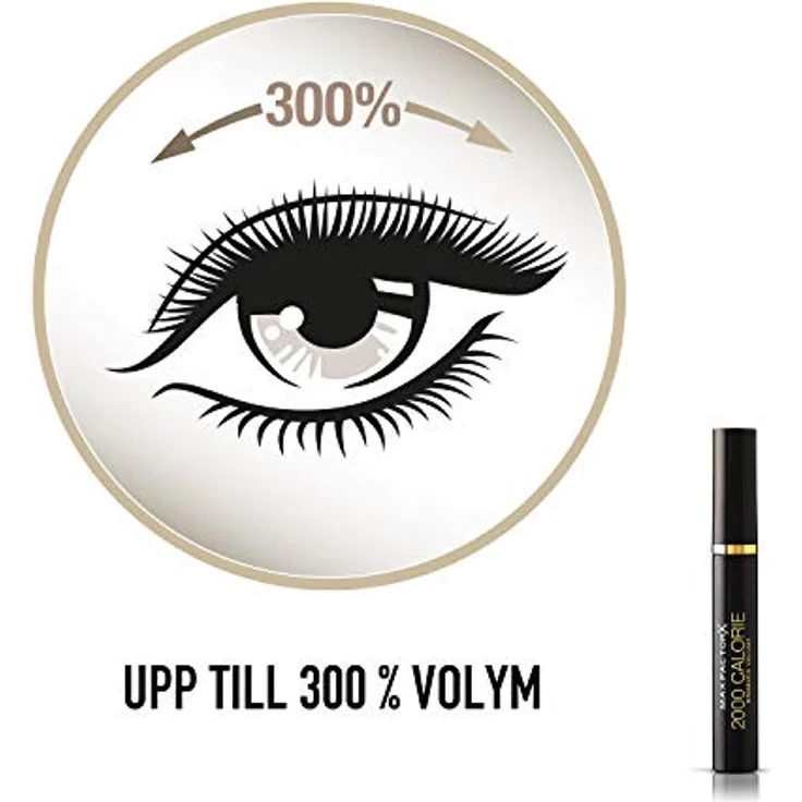 Max Factor 2000 Calorie Wimperntusche Schwarz 9 ml – Bild 5