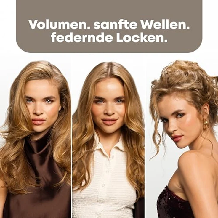 Revamp Professional Styler Multi Style Revolve 3-in-1, Rotierender Lockenstab mit 3 austauschbaren Zylindern und Temperaturstufen von 150 °C bis 210 °C – Bild 4