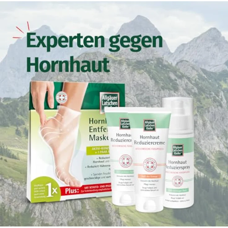 Allgäuer Latschenkiefer Hornhaut Reduziercreme, cremig, medizinische Fußpflege mit Fruchtsäuren, 100 ml – Bild 5