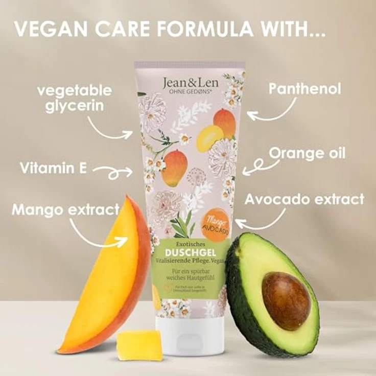 Jean & Len Philosophie Mango & Avocado Duschgel 250 ml – Bild 4