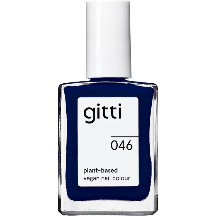 gitti no. 046 Nagellack, 15 ml, edles Mitternachtsblau, intensive Deckkraft, vegan, 23-free, schnell trocknend