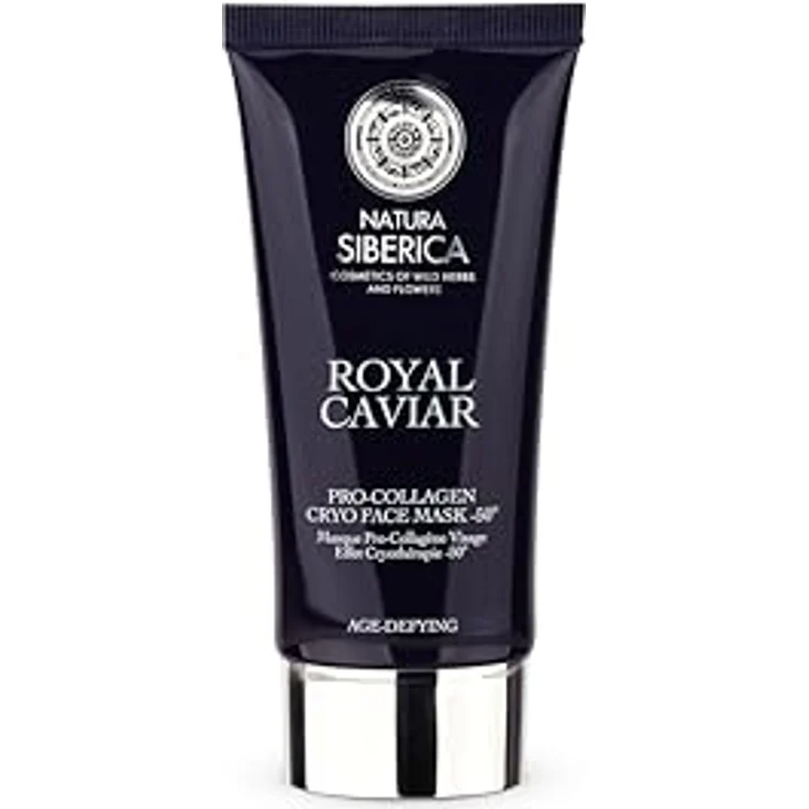 Natura Siberica Royal Caviar Pro-Collagen Cryo Face Mask -50°, 75 ml – Anti-Aging Maske mit Beluga-Kaviar, Peptiden, Hyaluronsäure & Kollagen, Lifting-Effekt für reife Haut – Bild 4