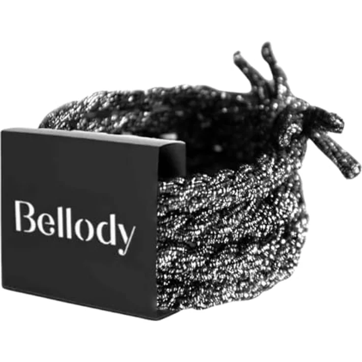 Bellody Haargummis Original, flexible Riffelstruktur für sicheren Halt und stylisches Armband, 4er Pack – Bild 2