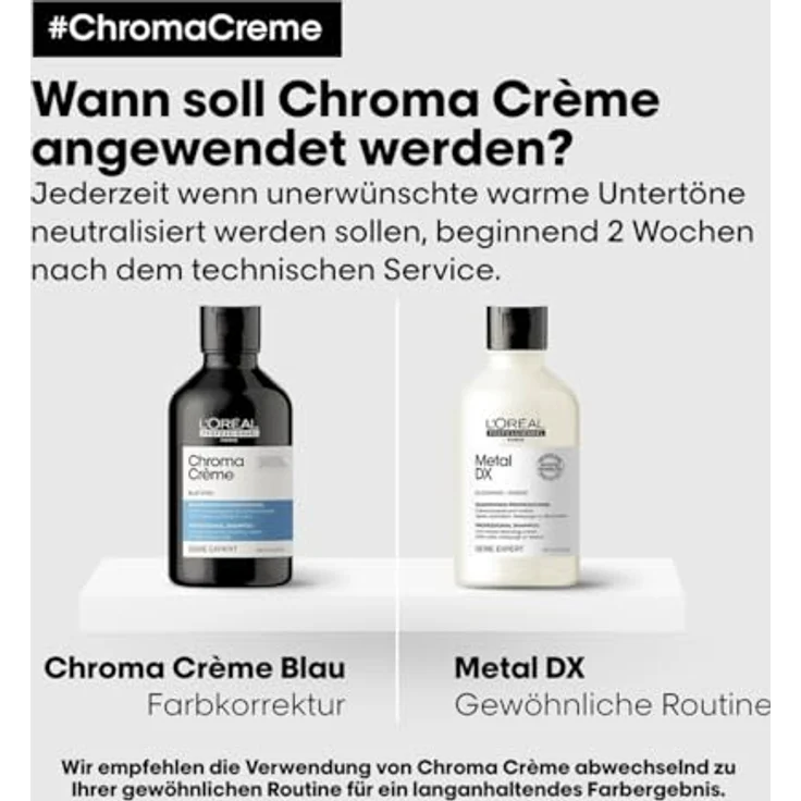 L'Oreal Professionnel Serie Expert Chroma Créme Shampoo Blue Dyes Haarshampoo 300 ml – Bild 10