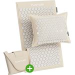 Tunturi Spikermatte Pro mit Kissen – Akupressur- und Meditationsmatte, lindert Schmerzen, stressreduzierend, aus hautfreundlichen Materialien