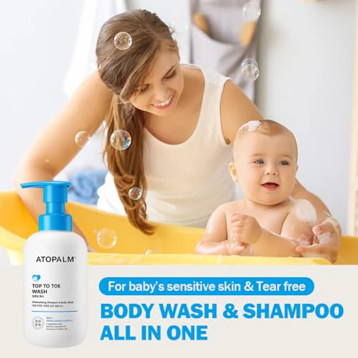 ATOPALM MLE Cleansing Reinigungsgel, sanftes Shampoo für empfindliche Haut, 300 ml – Bild 3