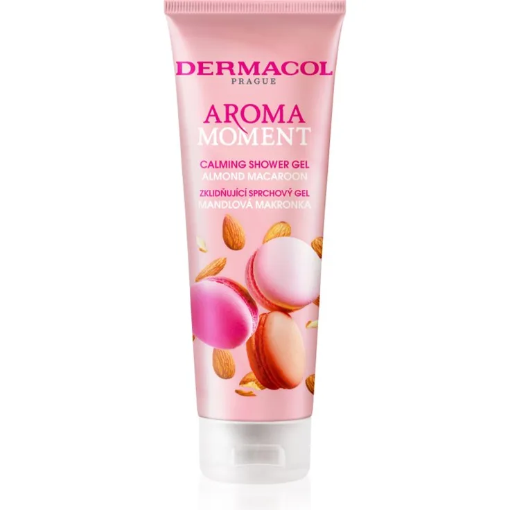 Dermacol Aroma Moment Almond Macaroon, beruhigendes Duschgel mit pflegendem Schaum, 250 ml