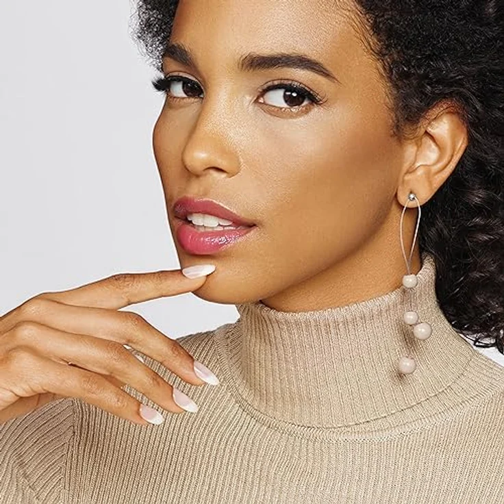 KISS Nude Nails Cashmere, künstliche Fingernägel in Medium, 28 Stück, inklusive Spezialkleber für professionelle Maniküre zuhause – Bild 10