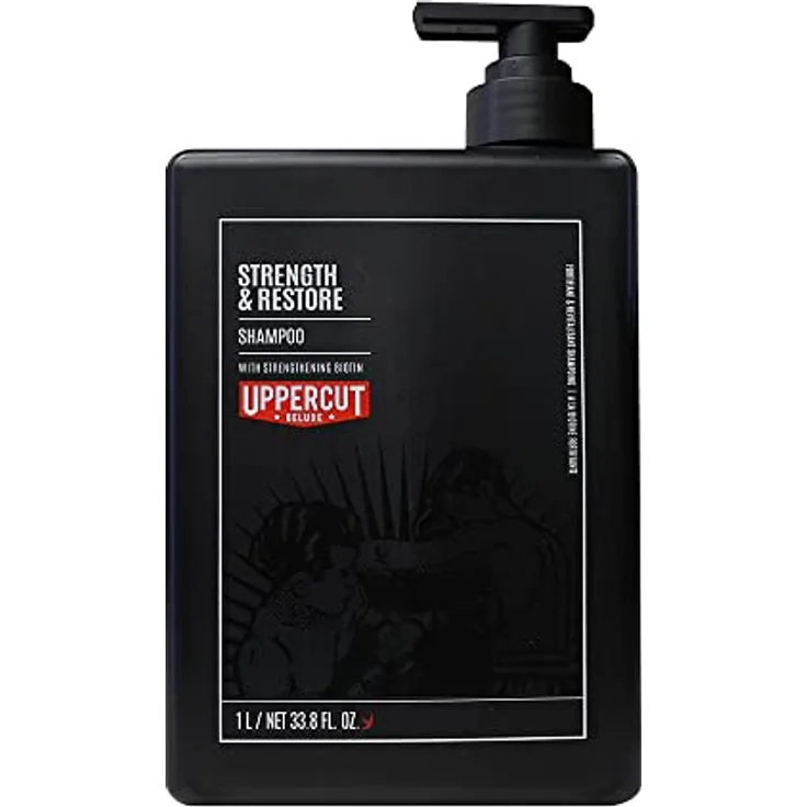 Uppercut Deluxe Strenght & Restore Shampoo Stärkungsshampoo für alle Haartypen 1000 ml