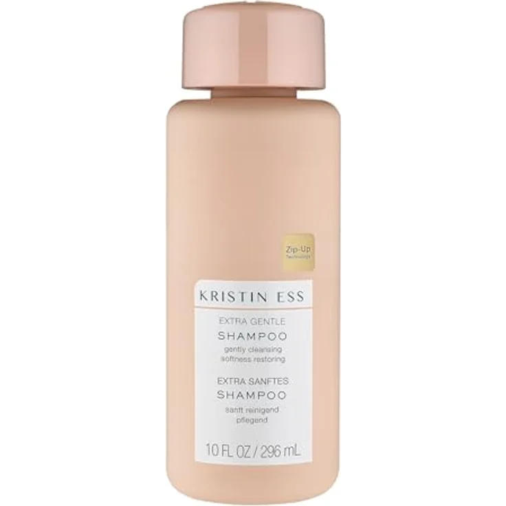 Kristin Ess | Shampoo Extra Gentle | Hochwertiges, sanftes Haarshampoo Damen, pflegt & beruhigt die Kopfhaut | Haarpflege für tägliche Anwendung | Vegan, ohne Sulfate, Parabene & Silikone | 296 ml – Bild 1