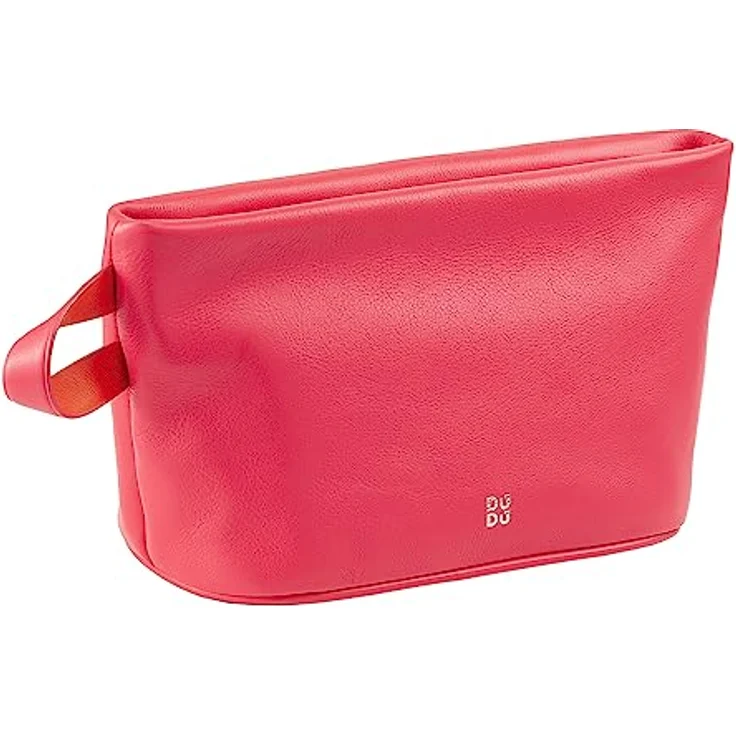 Dudu Necessaire Fuerteventura Kosmetiktasche Leder 28 cm, Rosa, 5 l Beauty Case – Bild 2