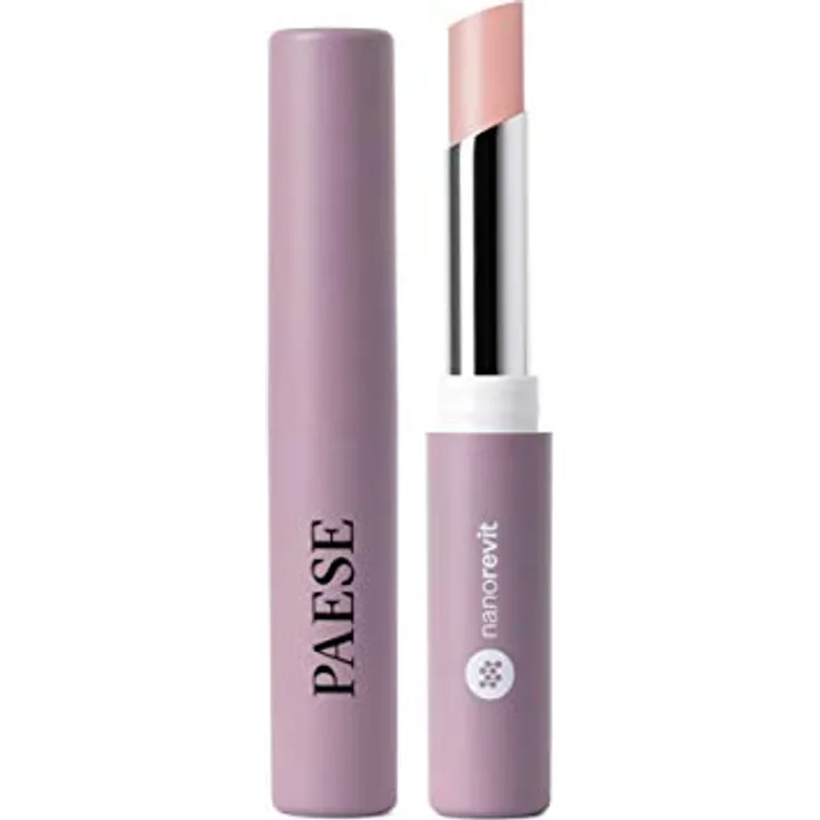 Paese Nanorevit Lippenbalsam, schützende Pflege für empfindliche Lippen, Farbton 40 Light Pink, 2,2 g