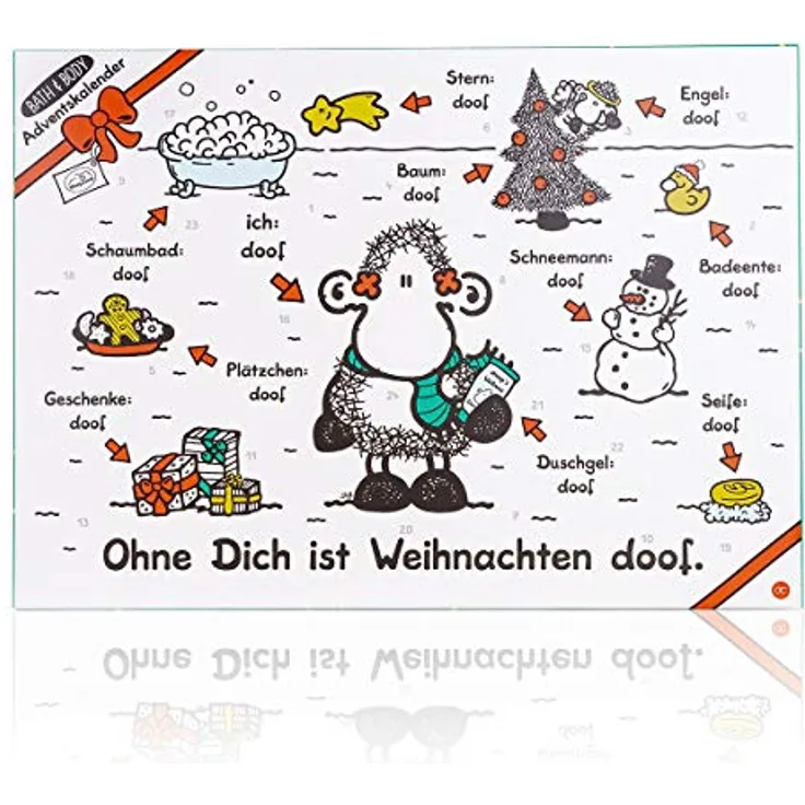 Accentra Beauty Adventskalender Sheepworld für Alle Hauttypen geeignet