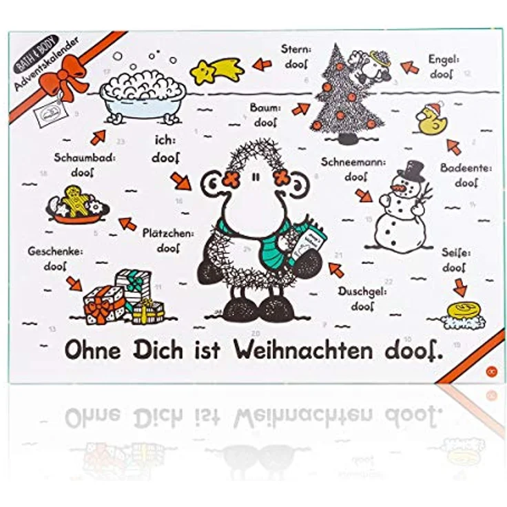 Accentra Beauty Adventskalender Sheepworld für Alle Hauttypen geeignet – Bild 1