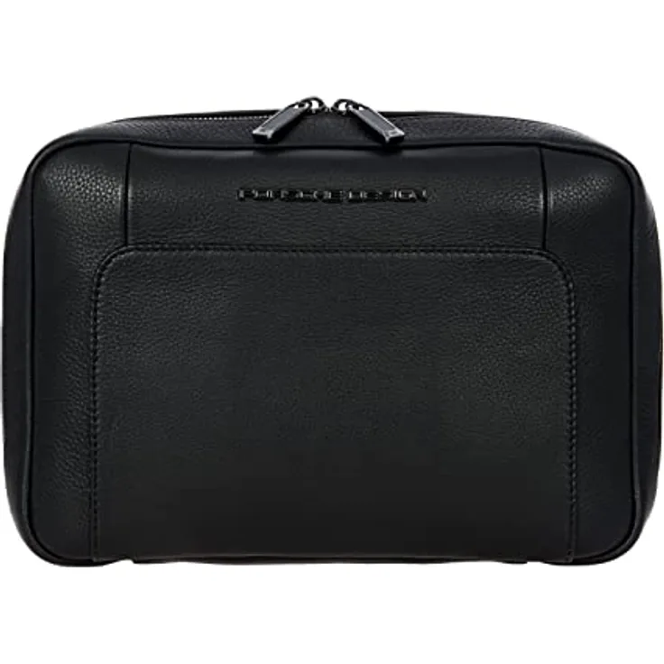 Porsche Design Roadster Kulturbeutel, 100% Leder, 26 cm x 9 cm x 19 cm, schwarz