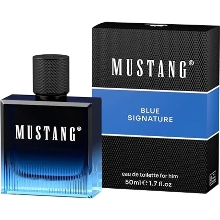 Mustang Signature for him, Parfüm Herren 50ml, holzig-aromatisches Eau de Toilette mit Ananas, Kaschmirholz, Moschus & Patchouli