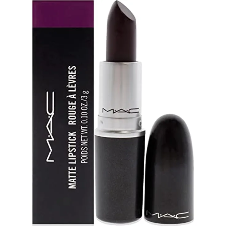 MAC Matte Lipstick, Smoked Purple, 1er Pack (1 x 3 g)