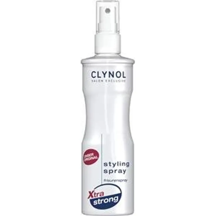 Clynol Clynol Xtra Stron Styling Spray 2 x 250 ml, 1er Pack (1 x 0,5 L), für extra starken, dauerhaften Halt und Volumen, fein dezent