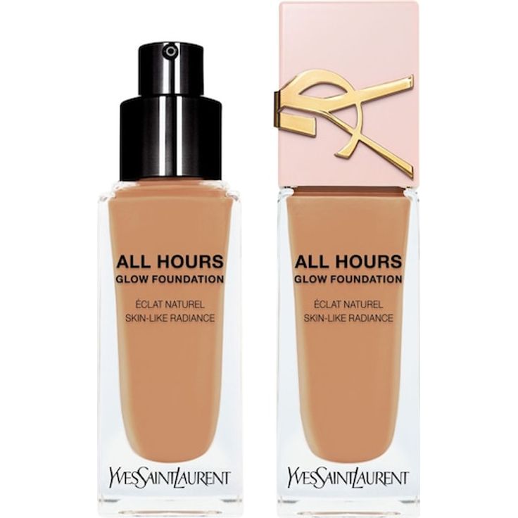 Yves Saint Laurent Teint All Hours Glow Foundation, 25 ml, langanhaltende Deckkraft mit feuchtigkeitsspendenden Inhaltsstoffen