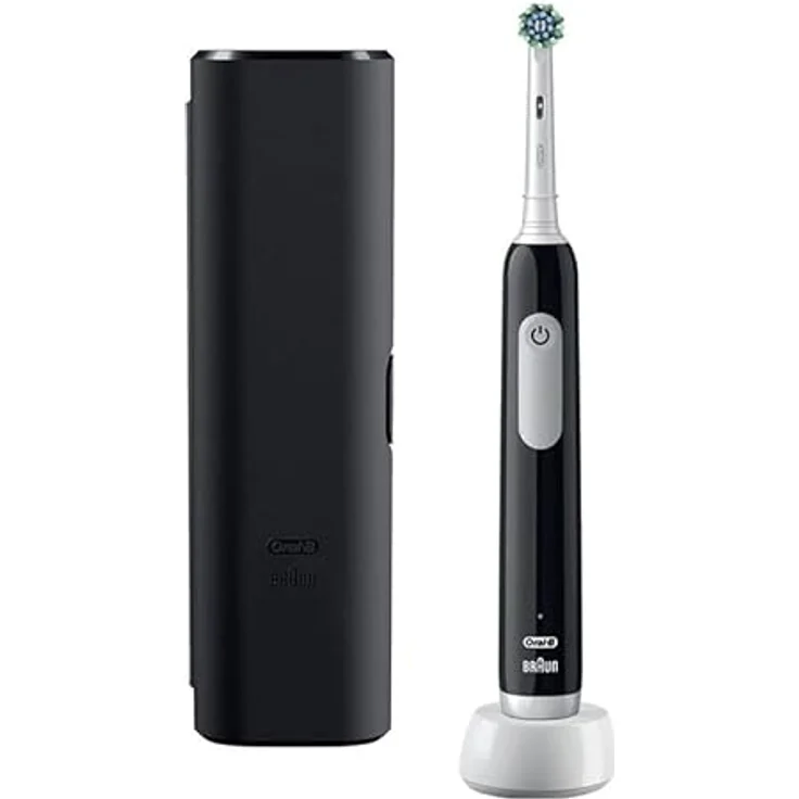 Braun Oral-B Pro Series 1 Black Electric Toothbrush with Travel Case, Rotierende-vibrierende Zahnbürste für tägliche Pflege, Sensibel, weiße Zähne – Bild 3