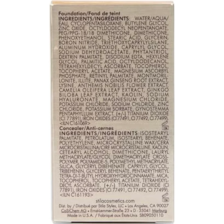 Stila Cosmetics Stay All Day Make-up & Korrektor, Concealer mit ausgezeichneter Abdeckung, Farbton Medium 9, 30 ml – Bild 8