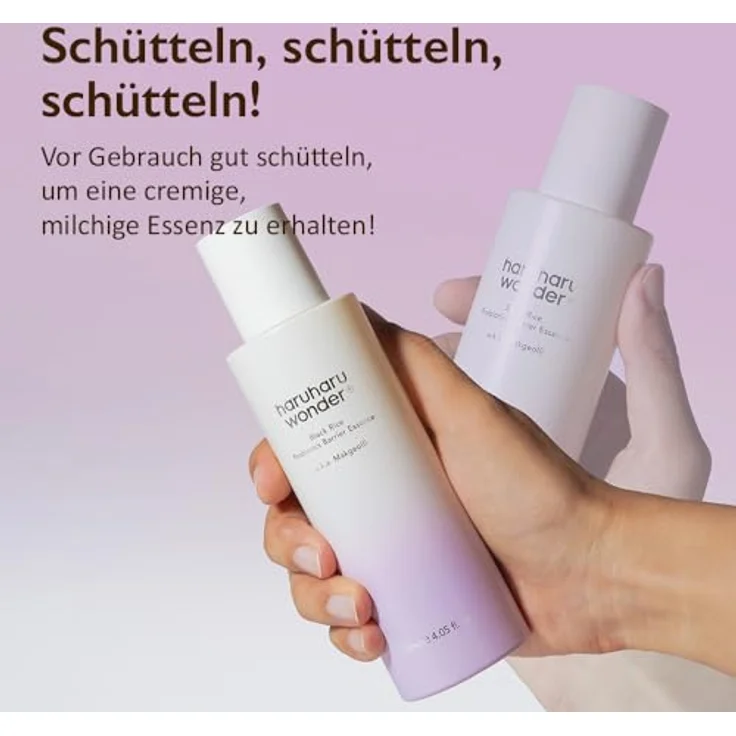 HARUHARU wonder Black Rice Probiotics Barrier Essence 120ml, Essence Toner zur Stärkung der Hautbarriere mit Ceramiden und fermentierten Inhaltsstoffen, feuchtigkeitsspendend und beruhigend – Bild 5