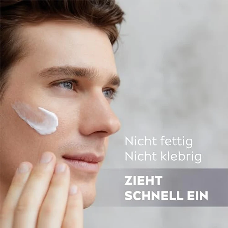 Nivea Men Protect & Care Gesichtspflege Creme, beruhigende Feuchtigkeitscreme für Männer, 48h feuchtigkeitsspendend mit Aloe Vera und Pro Vitamin B5, 75 ml – Bild 4