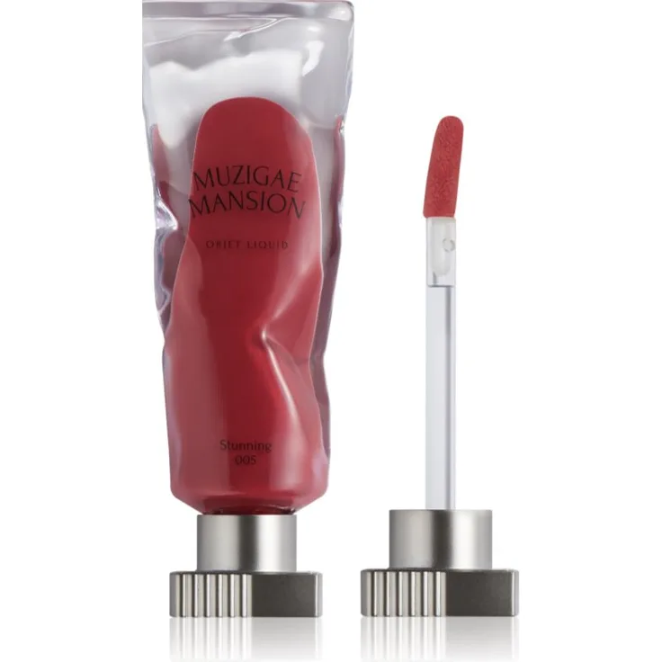 MUZIGAE MANSION Objet Liquid Lippenstift, langanhaltend mit Matt-Effekt, Farbton 005 Stunning, 6 ml