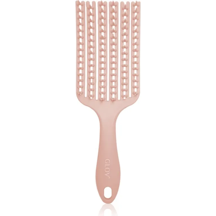 GLOV Zen Flow, Flache Bürste für das Haar, Ergonomische Form mit flexiblen Borsten zur sanften Entwirrung, 1 St.