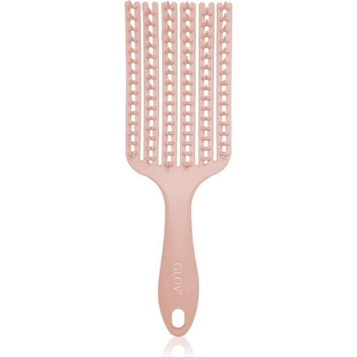 GLOV Zen Flow, Flache Bürste für das Haar, Ergonomische Form mit flexiblen Borsten zur sanften Entwirrung, 1 St.