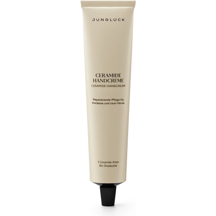 Junglück Ceramide Handcreme, 50 ml, nährend mit 5 Ceramide-Arten und Bio-Sheabutter