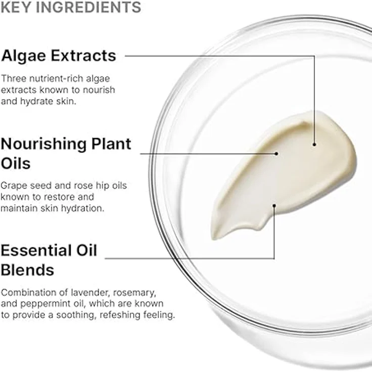 SkinCeuticals Moisturize Emollience, Gesichtscreme für normale bis trockene Haut, 60ml, alkoholfrei, parfümfrei, zieht schnell ein – Bild 3