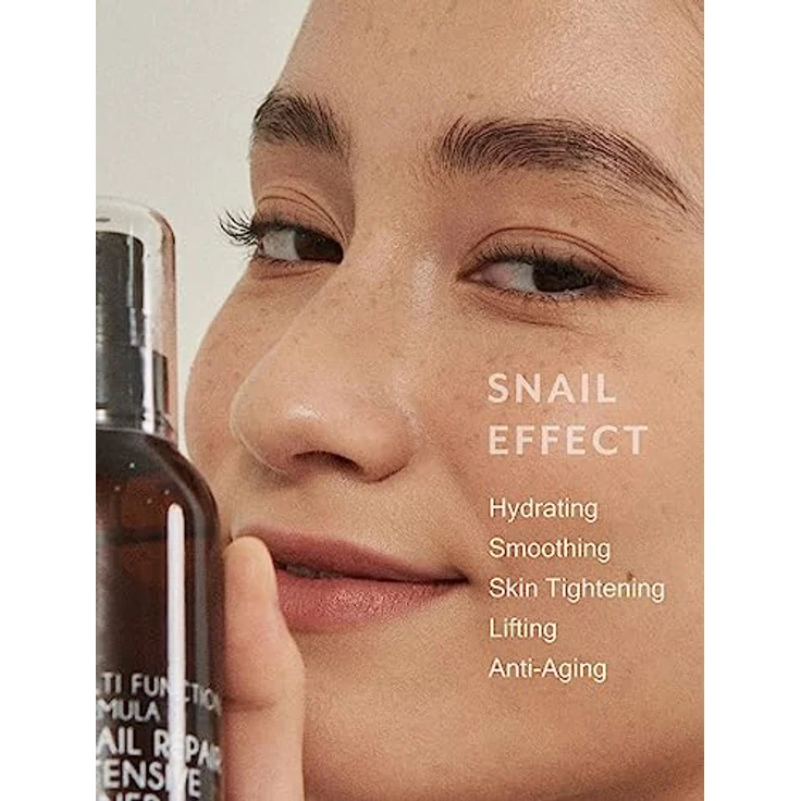 [MIZON] SNAIL REPAIR INTENSIVE TONER (100ml) Korean Skincare - Feuchtigkeitscreme - Intensive Hautregeneration - Anti-Aging / Anti-Falten - Schneckenschleimfiltrat – Bild 2