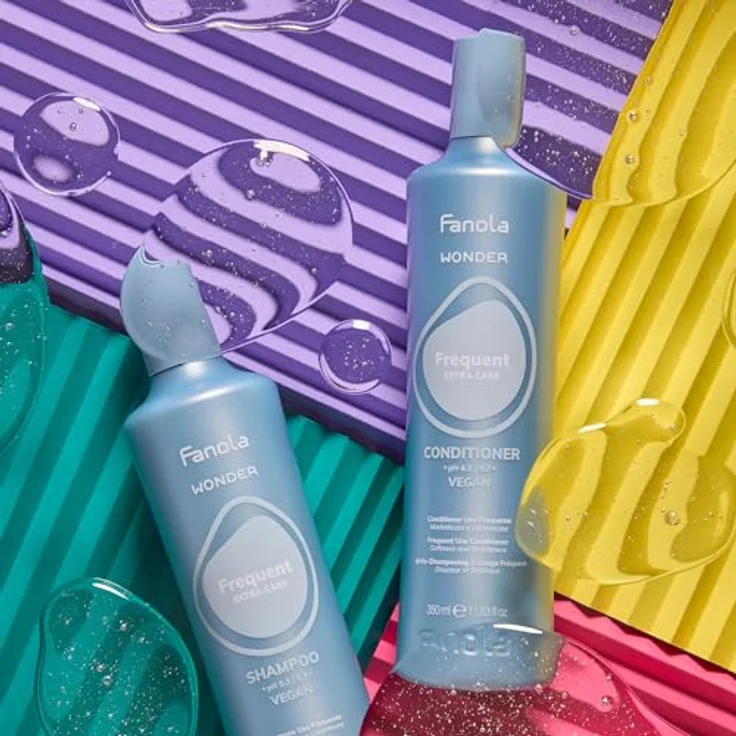 Fanola Wonder Frequent Conditioner 1000 ml, feuchtigkeitsspendender Conditioner für tägliche Anwendung, glänzendes und weiches Haar – Bild 4