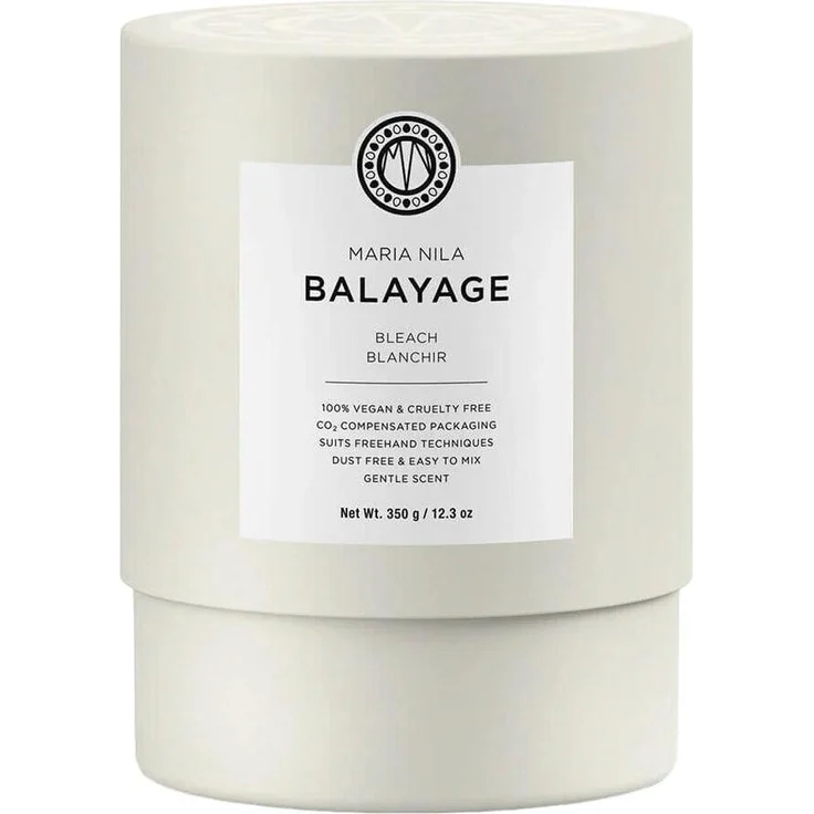 Maria Nila Balayage Bleach Jar 350g, professionelle Bleichformel für präzise Haaraufhellung, salonfähig