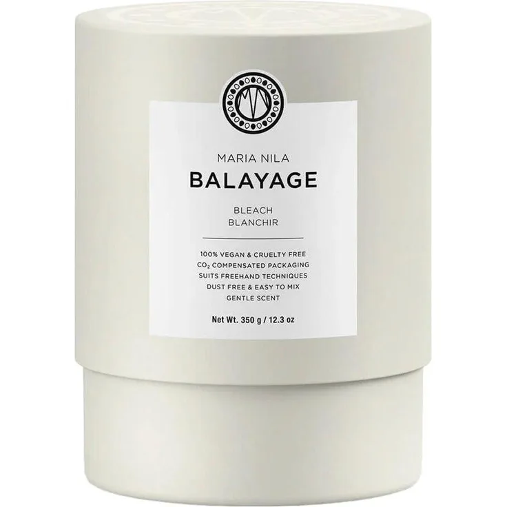 Maria Nila Balayage Bleach Jar 350g, professionelle Bleichformel für präzise Haaraufhellung, salonfähig