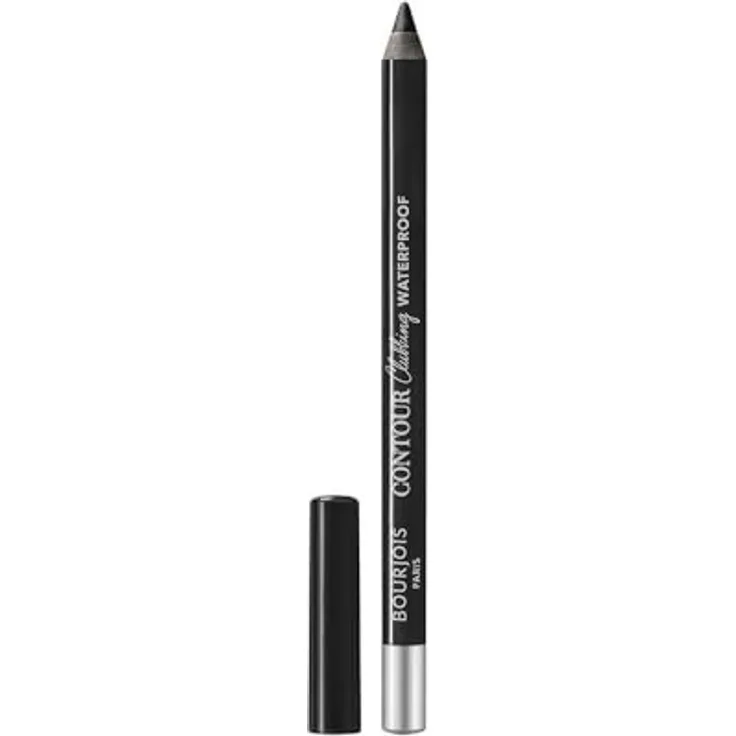 Bourjois Paris Contour Clubbing Bleistift Augen wasserdicht, gleitende und weiche Textur, Formel mit Jojobaölen, Nr. 41 Black Party, 1,2 g