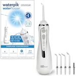 Waterpik Advanced Kabellose Munddusche, Water Flosser Testsieger 2024, 99,9% Plaque Entfernung, 4 Aufsätze, 3 Modi, Induktionsladesystem, Weiß