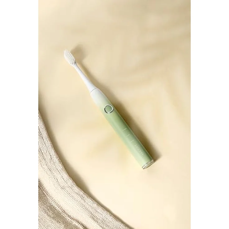 Be Lucent Spark, Elektrische Zahnbürste im kompakten Format mit sanften Borsten, Mint green, USB-C-Aufladung, bis zu 3 Wochen Akkulaufzeit, 3 Modi – Bild 3