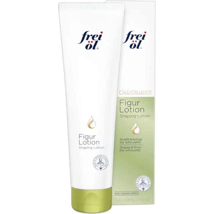 frei öl FigurLotion 150 ml | Straffende Körperlotion mit Anti-Cellulite-Effekt | Glättet & festigt die Haut mit Klatschmohnsamenextrakt & roter Makroalge | Reduziert Cellulite an Bauch, Beine & Po