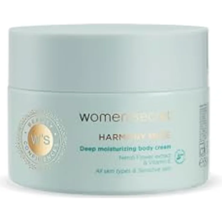 Women'secret Beauty Confidences Harmony Muse Körpercreme, 250 ml, tiefenwirksame Feuchtigkeit, antioxidativ, beruhigend und regenerierend