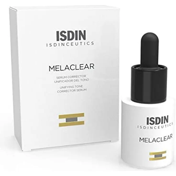 ISDIN Isdinceutics Melaclear Serum 15 ml, Gesichtsserum gegen Falten für unreine Haut