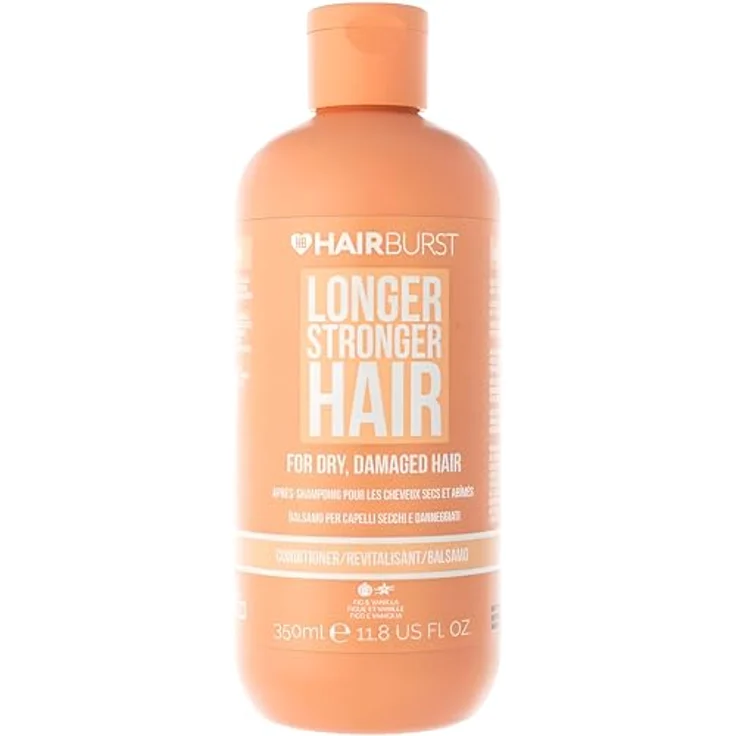 Hairburst Conditioner for Dry & Damaged Hair, Intensiv feuchtigkeitsspendende Pflegespülung mit hydrolysiertem Weizenprotein und Vitamin B5, 350 ml – Bild 1