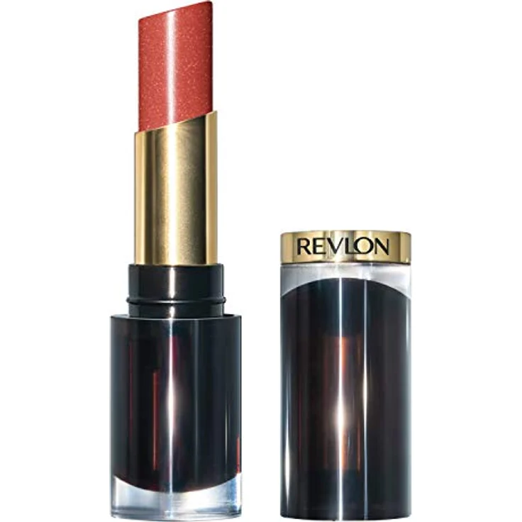 REVLON Super Lustrous Glass Shine Lippenstift, feuchtigkeitsspendende Formel mit Hyaluronsäure und Aloe, Farbton 025 Glaring Coral, 3,7 g – Bild 1