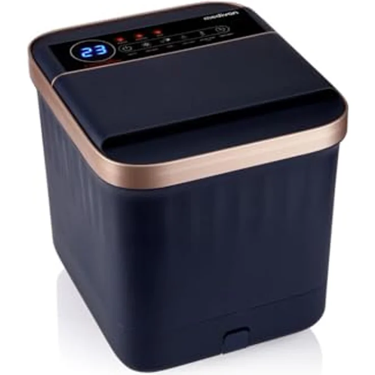 Medivon Hydro Foot Massager Blue, Fußmassagegerät mit Tai Chi und Ältemassage, 20 Liter Kapazität, 6 Shiatsu-Häupter, rote Lichttherapie und Wasserwärmfunktion – Bild 1