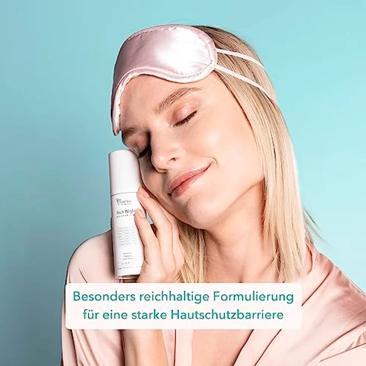 colibri skincare Rich Night Moisturizer 80ml, Nachtcreme für beschleunigte Regeneration, Anti Aging mit Ceramiden und Peptiden, feuchtigkeitsspendend für ein angenehmes Hautgefühl – Bild 4